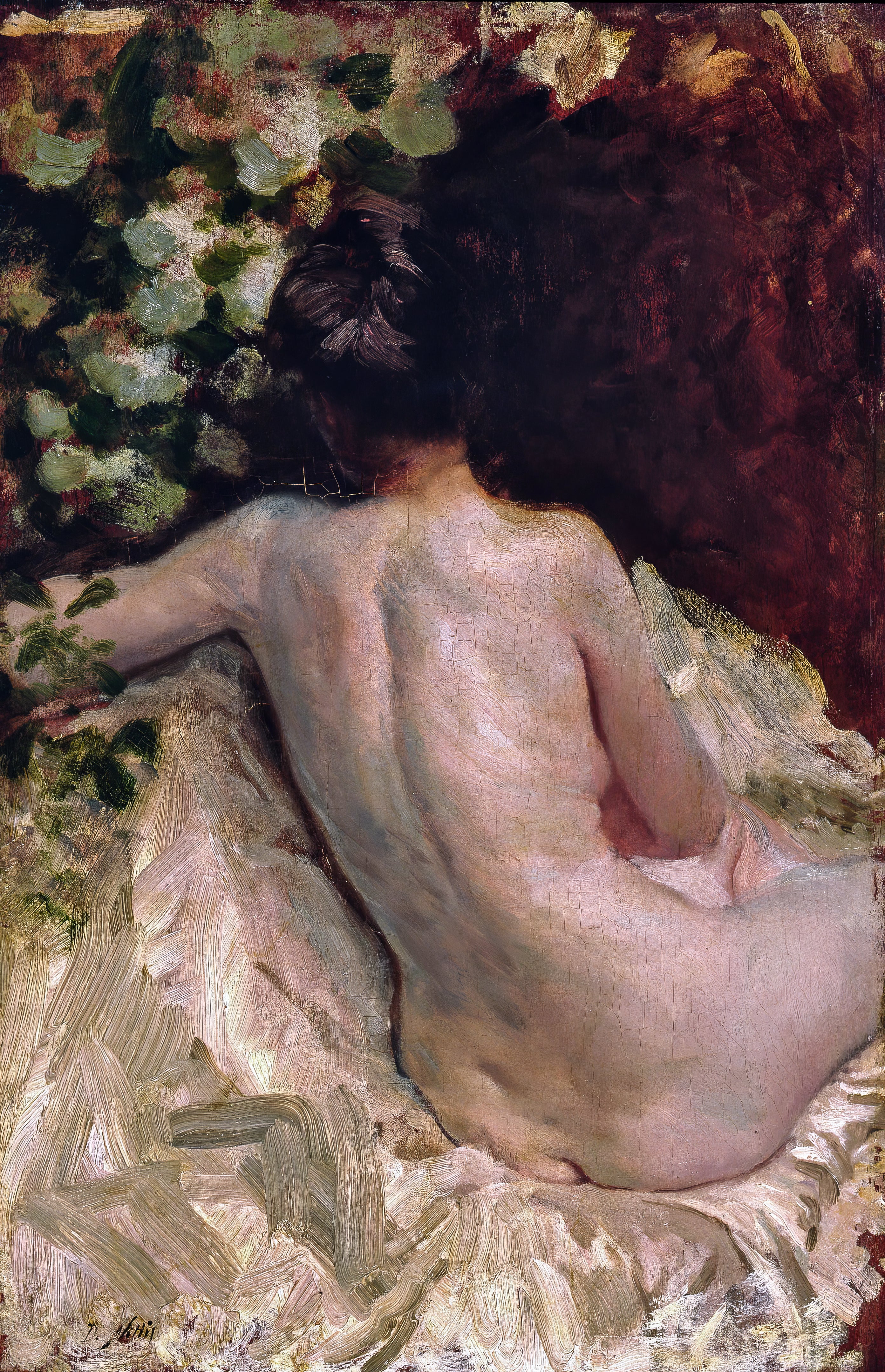 Nue de dos (Léontine) - Giuseppe De Nittis - Alpha Reproduction