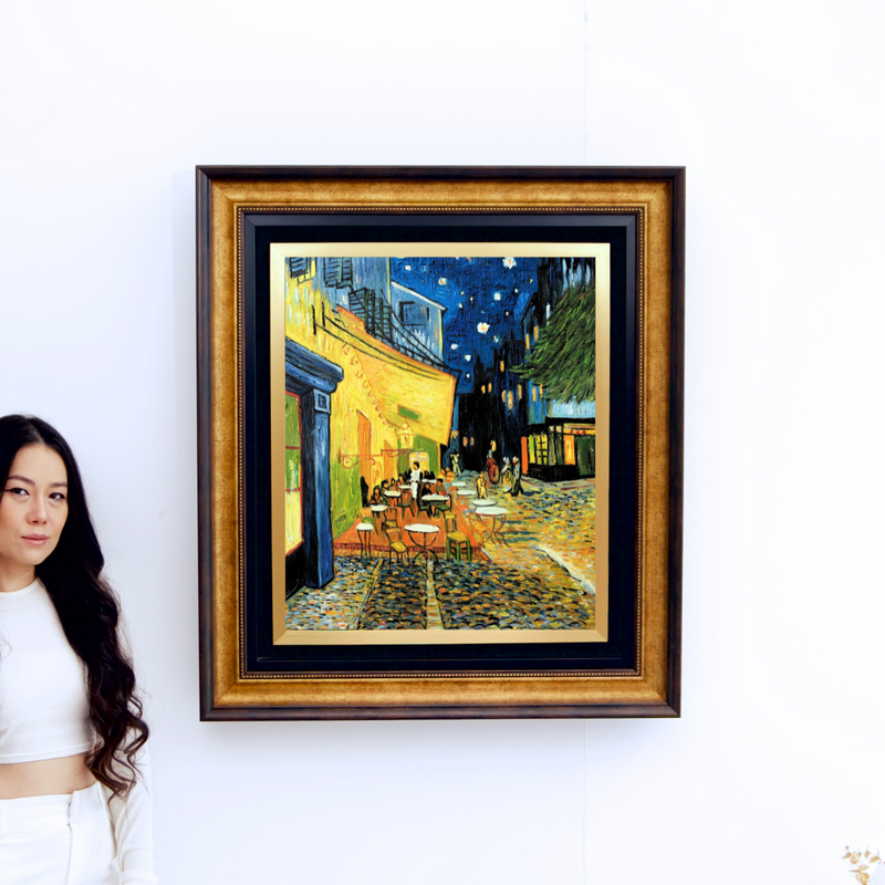 מרפסת בית הקפה בערב - Vincent van Gogh