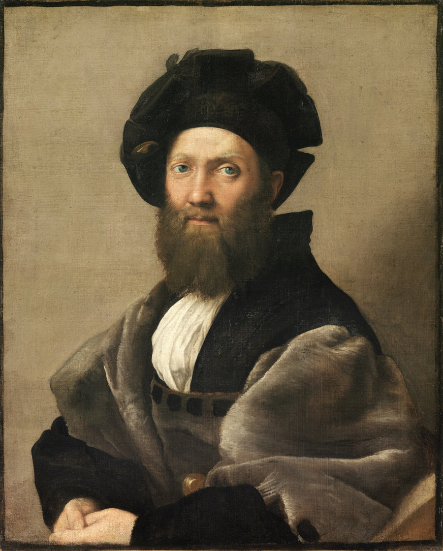 Portrait de Baldassare Castiglione - Raphaël Sanzio image 2 reproduction de peinture à l’huile