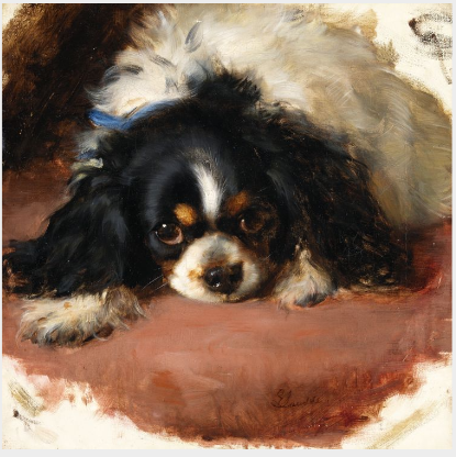Un épagneul King Charles - Edwin Henry Landseer