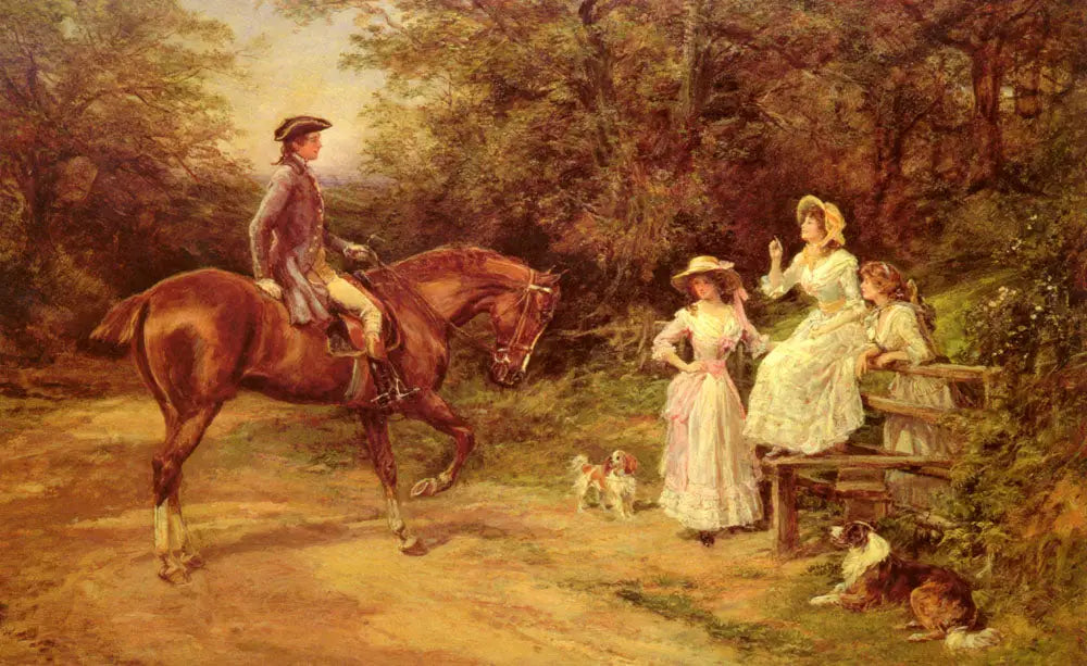 Une rencontre au style - Heywood Hardy - Alpha Reproduction