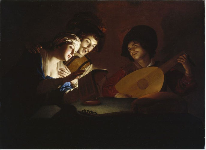 Une fête musicale - Gerrit van Honthorst
