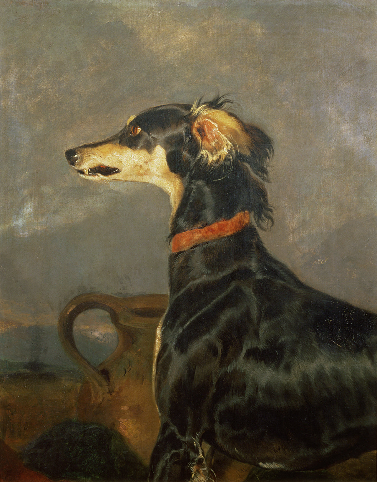 Un chien Saluki - Edwin Henry Landseer