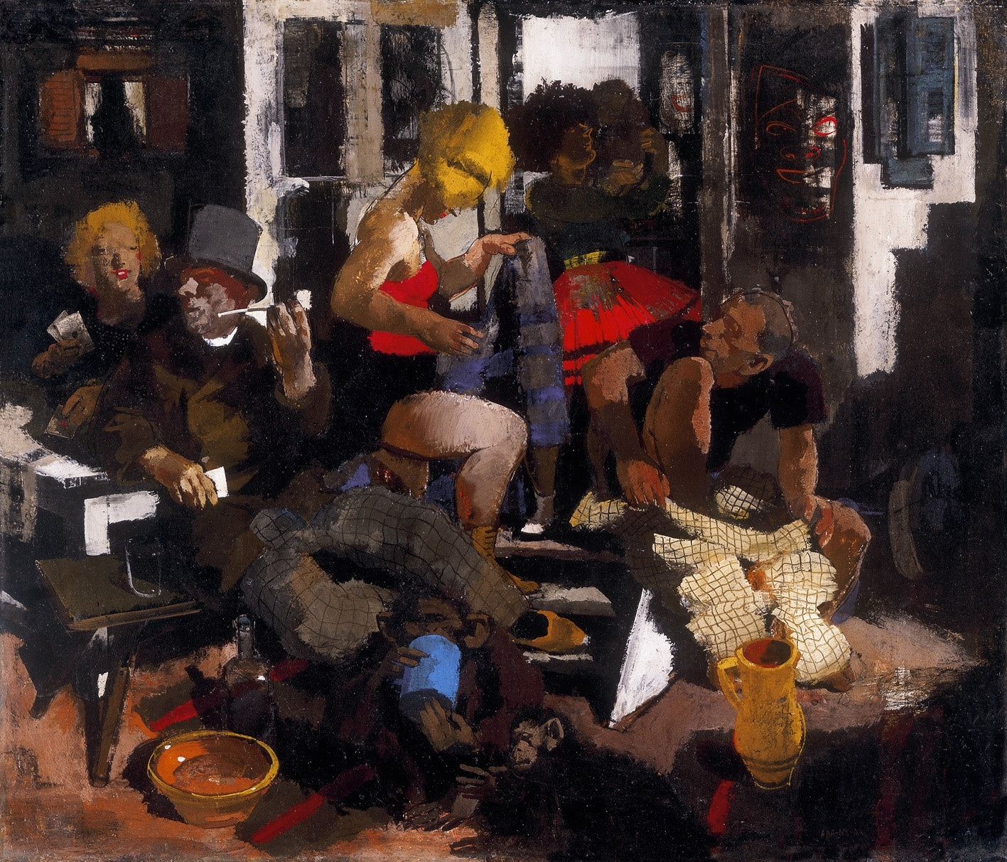 Clowns, Vilmos Aba-Novák, Date non précisée