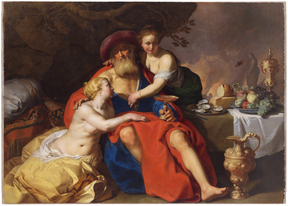 Lot et ses filles - Abraham Bloemaert