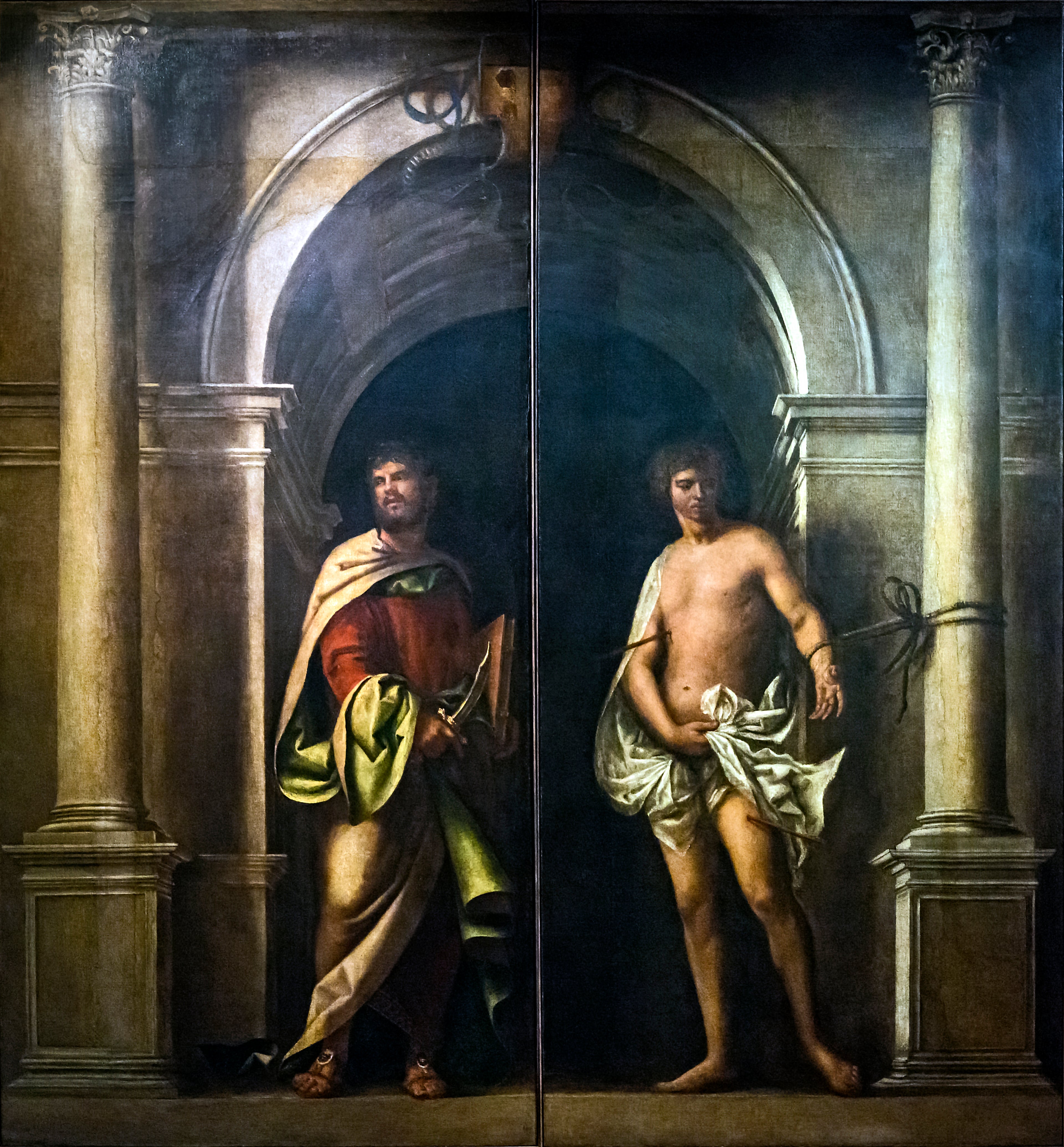 Saint Barthélemy et Saint Sébastien - Sebastiano del Piombo