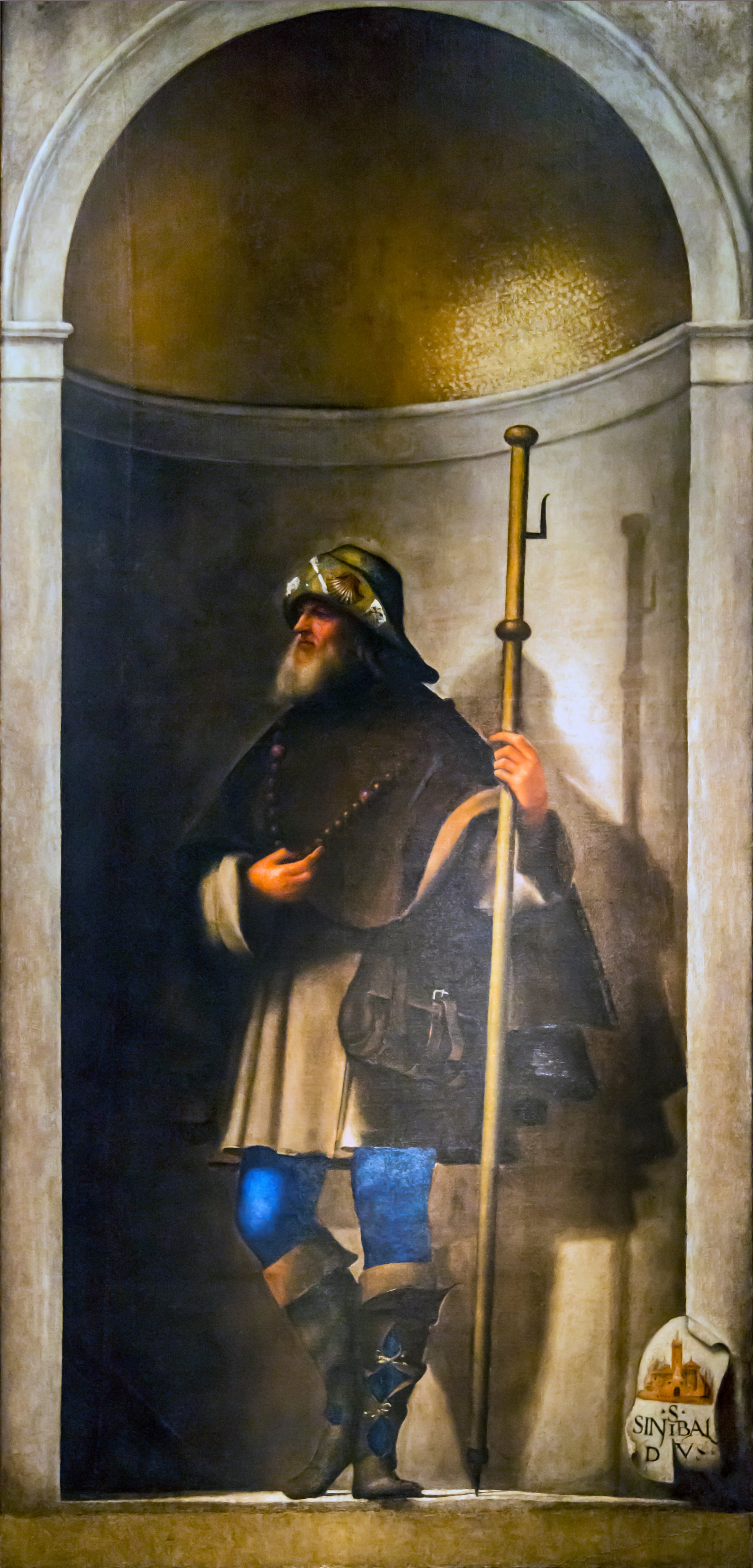 Saint Sinibald - Sebastiano del Piombo