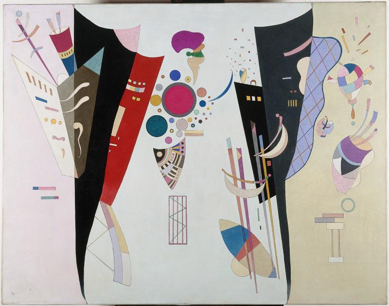 Reproduction du tableau « Accord réciproque - Vassily Kandinsky » par Alpha Reproduction en peinture à l’huile