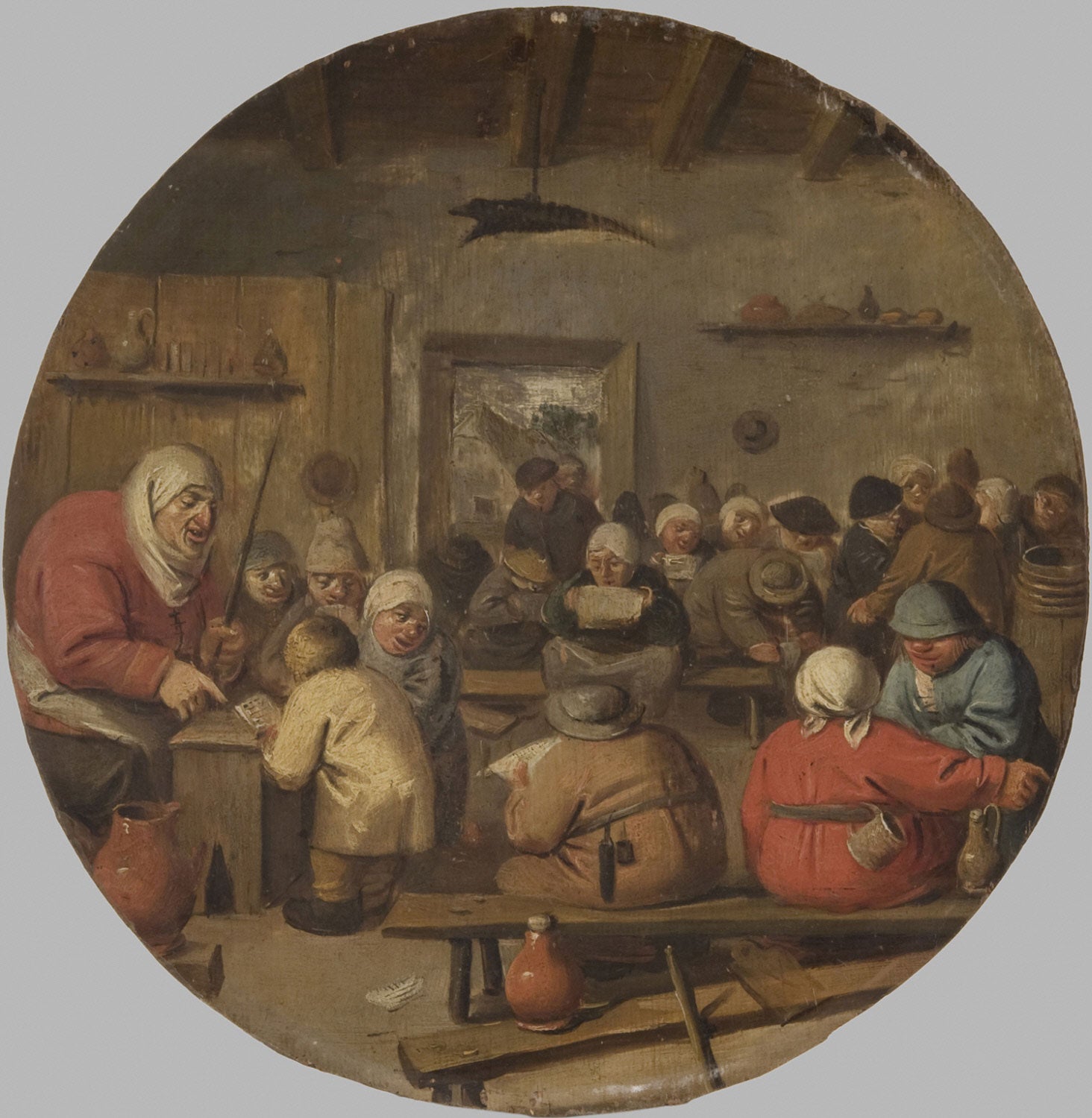 Intérieur d'une école - Adriaen Brouwer