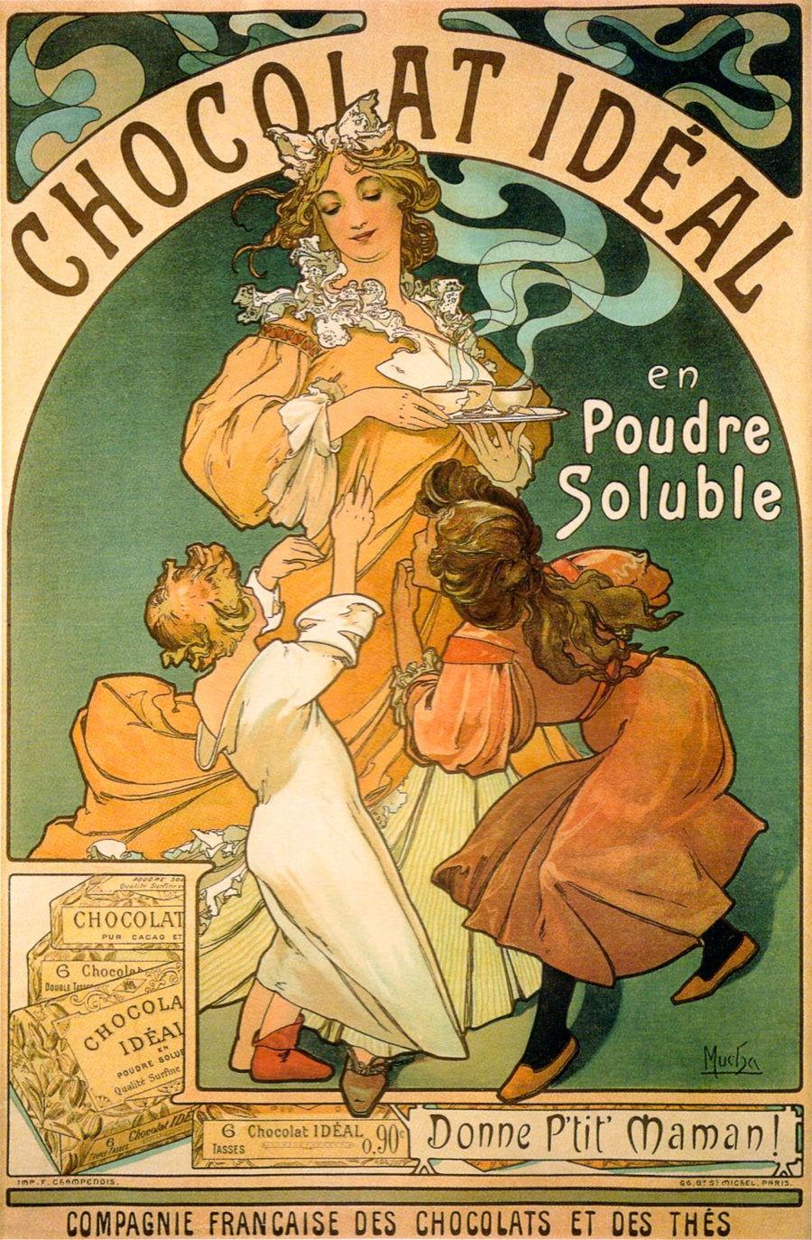 Chocolat Idéal - Alphonse Mucha