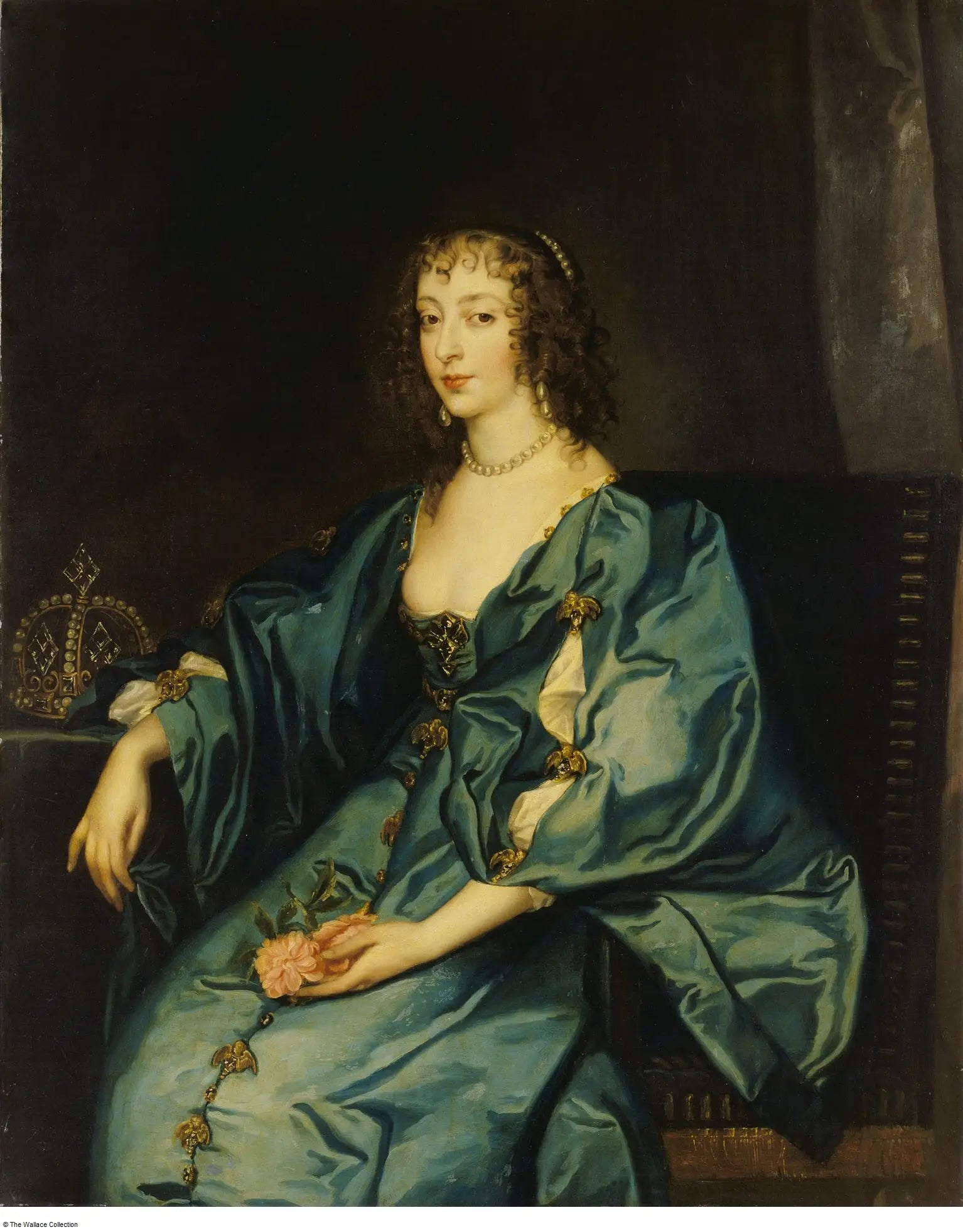 La reine Henriette Marie - Antoine van Dyck - Alpha Reproduction
