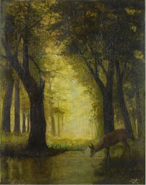 Chevreuil dans la forêt - Şeker Ahmed Paşa