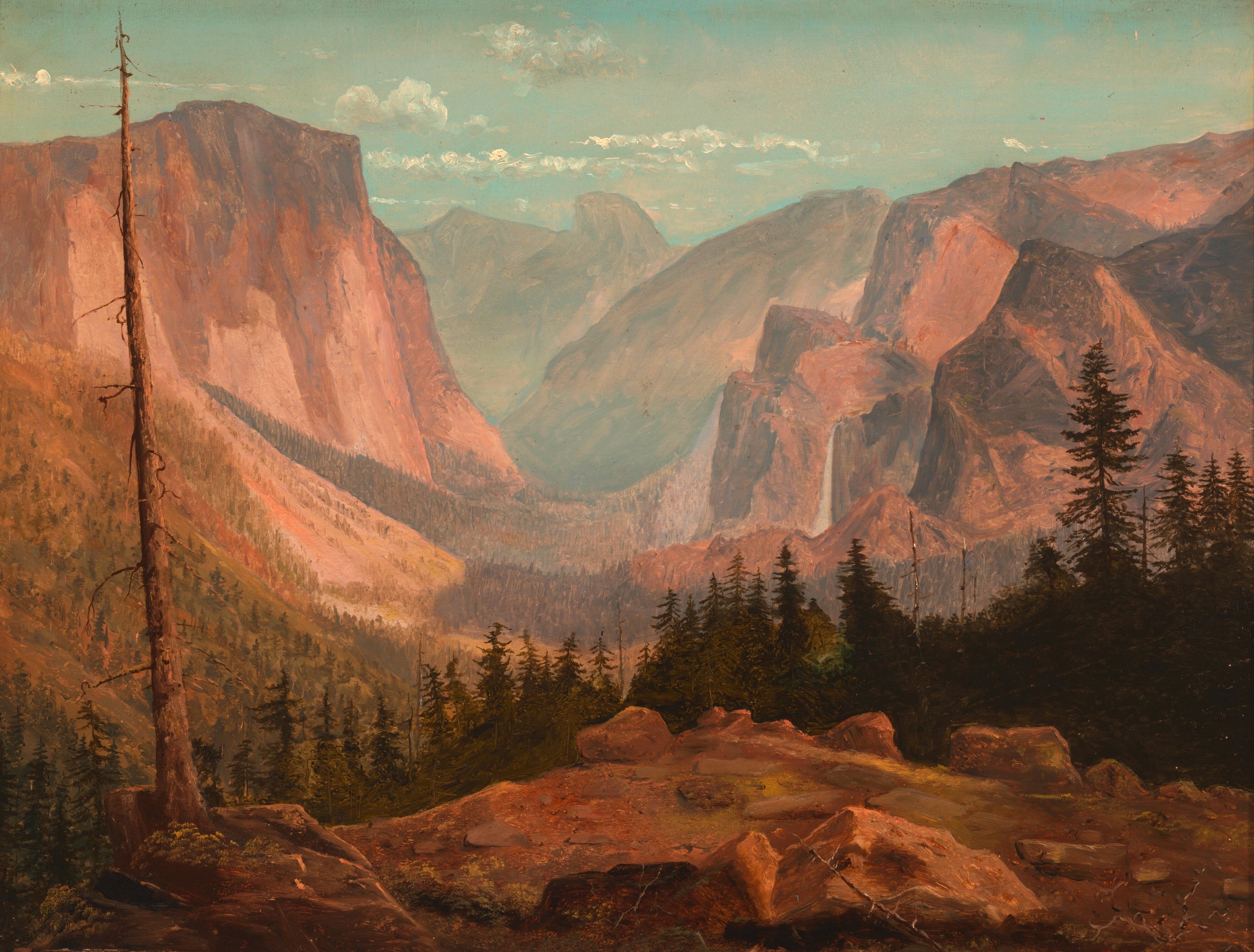 Dans les montagnes de la Sierra Nevada - Albert Bierstadt