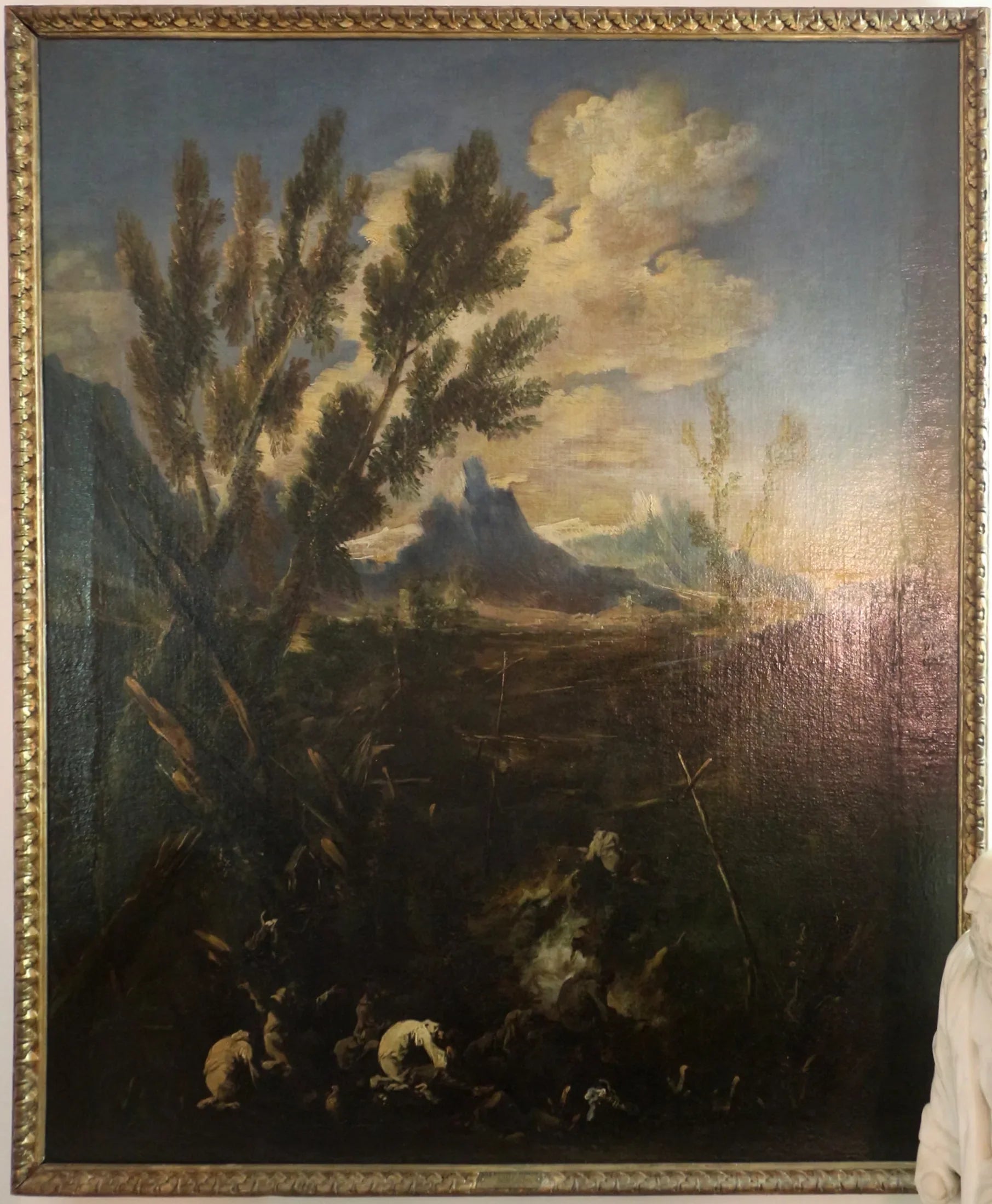 Paysage avec Fatres - Alessandro Magnasco image 1 reproduction artisanale de tableau