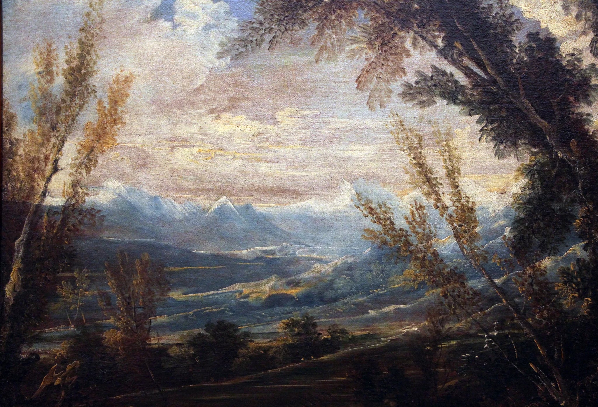 Paysage - Alessandro Magnasco image 1 tableau peint à l’huile sur toile