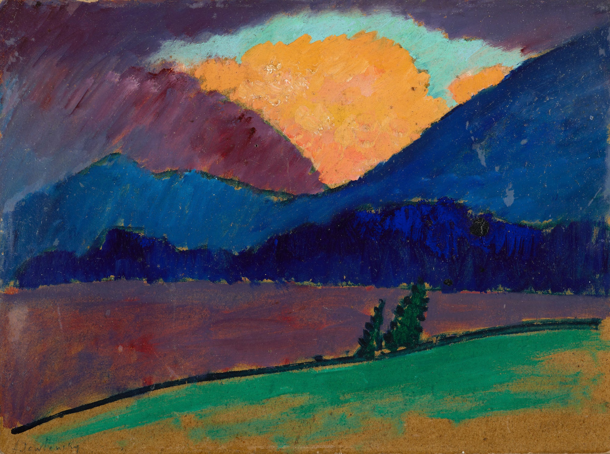 Soirée d'été à Murnau - Alexej von Jawlensky