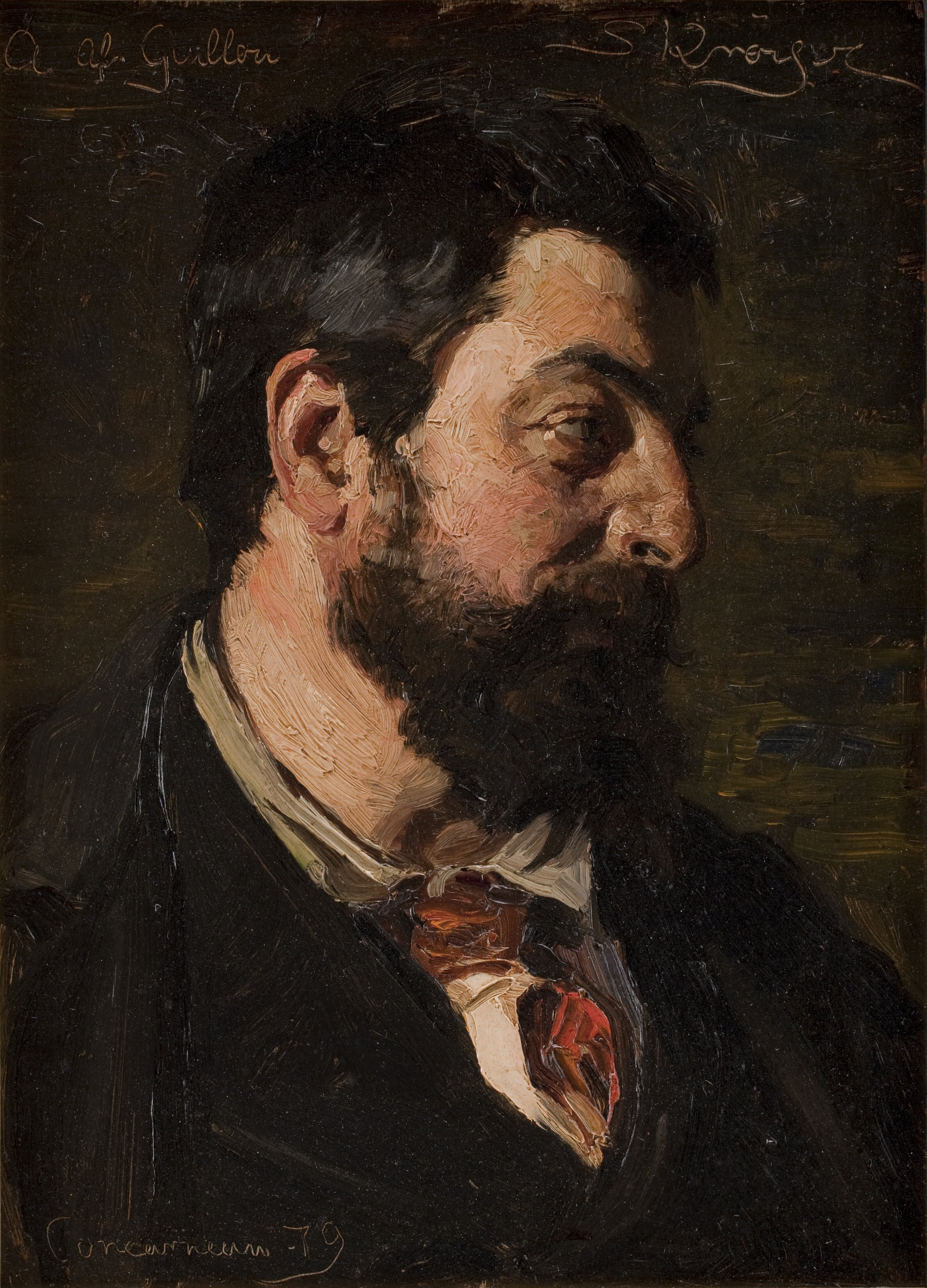 Portrait du peintre français Alfred Guillou - Peder Severin Krøyer