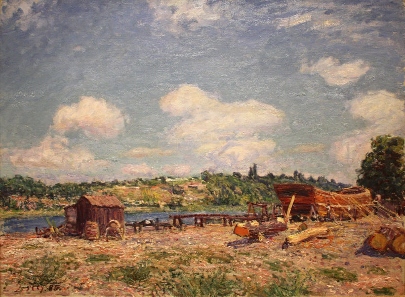 מספנה בסן-מאמס - אלפרד סיסלי