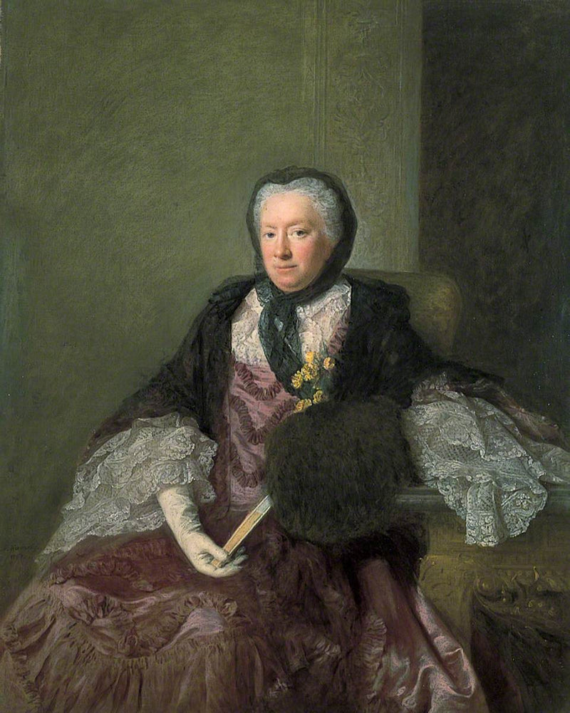 Portrait de Mrs Mary Martin - Allan Ramsay