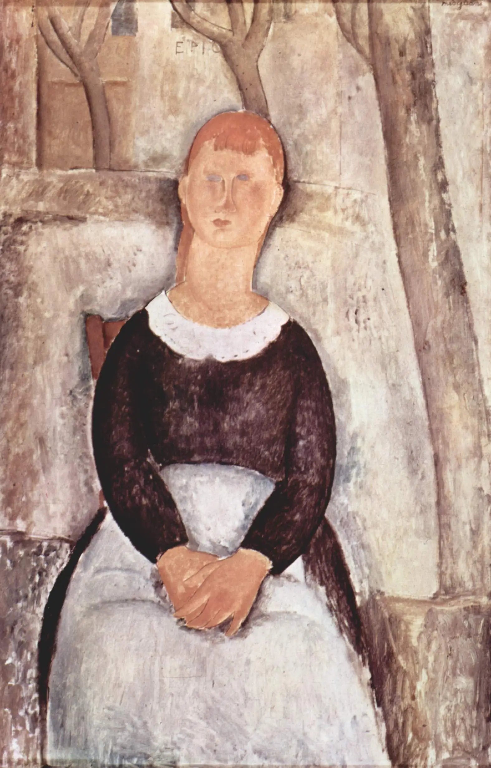 Reproduction du tableau « La Belle Droguiste - Amedeo Modigliani » par Alpha Reproduction en peinture à l’huile
