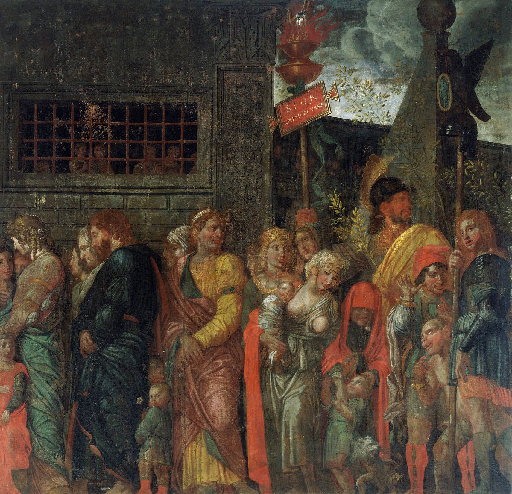 Les Triomphes de César : 7. Les Captifs - Andrea Mantegna