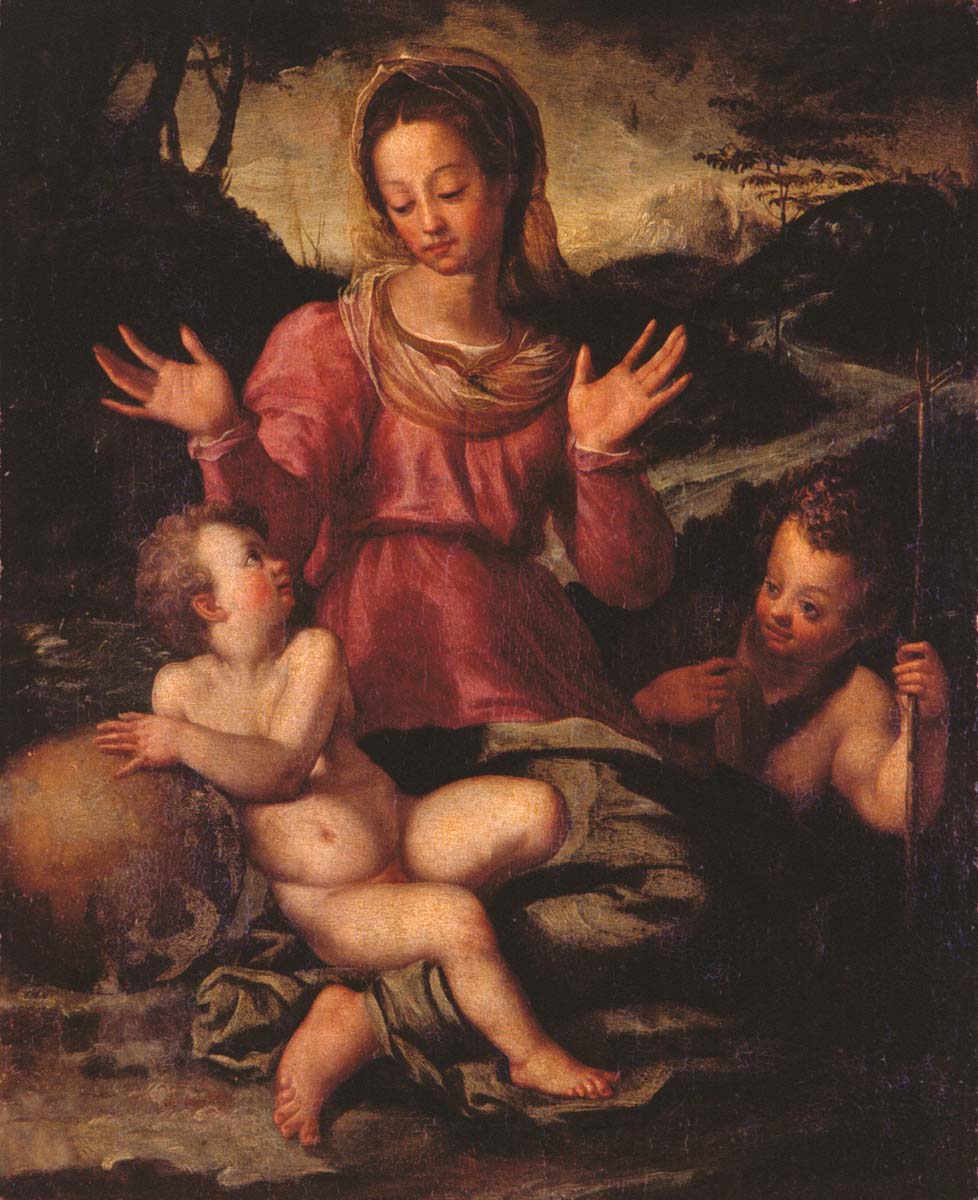 La Vierge à l'Enfant avec saint Jean-Baptiste - Andrea del Sarto