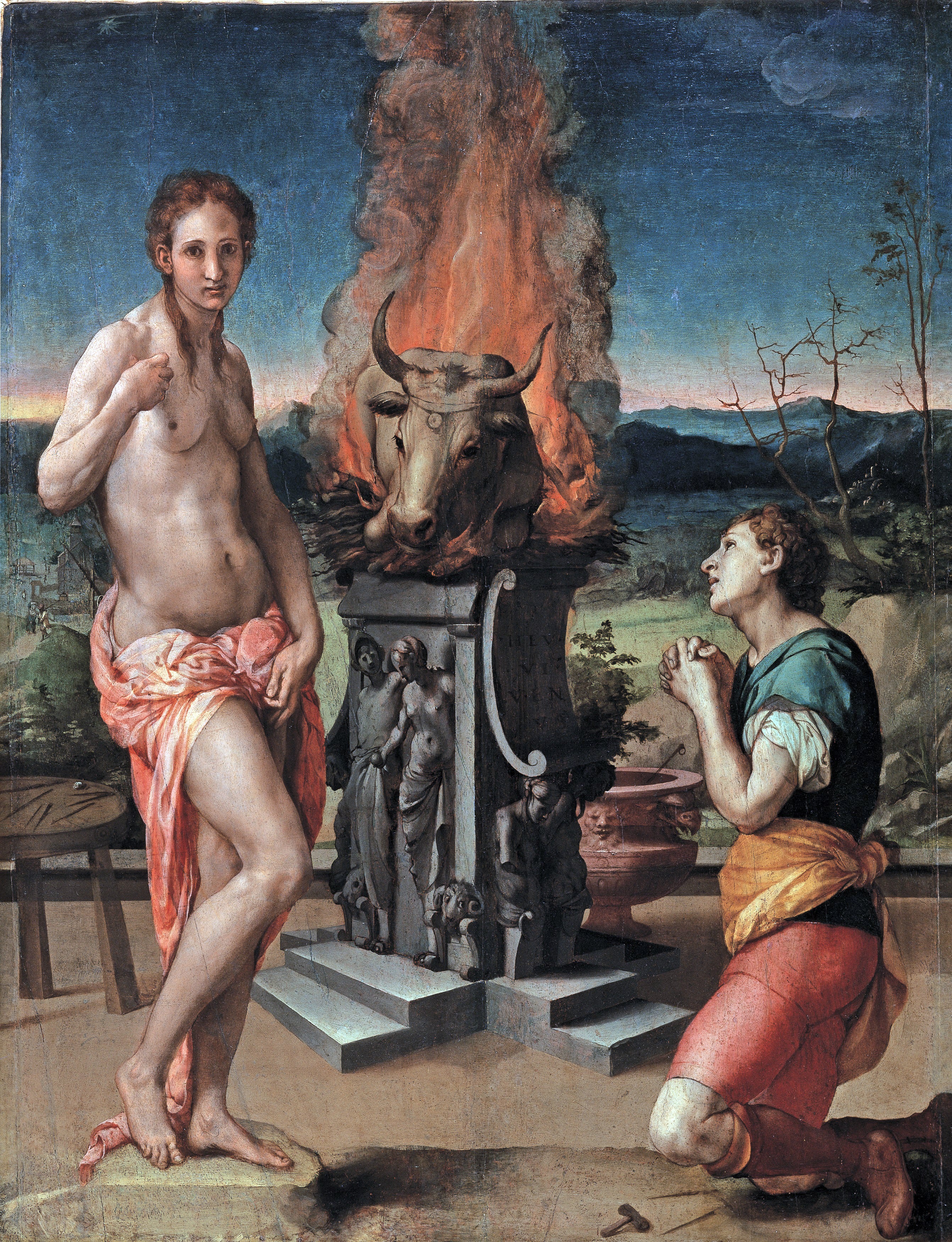 Pygmalion et Galatée - Bronzino