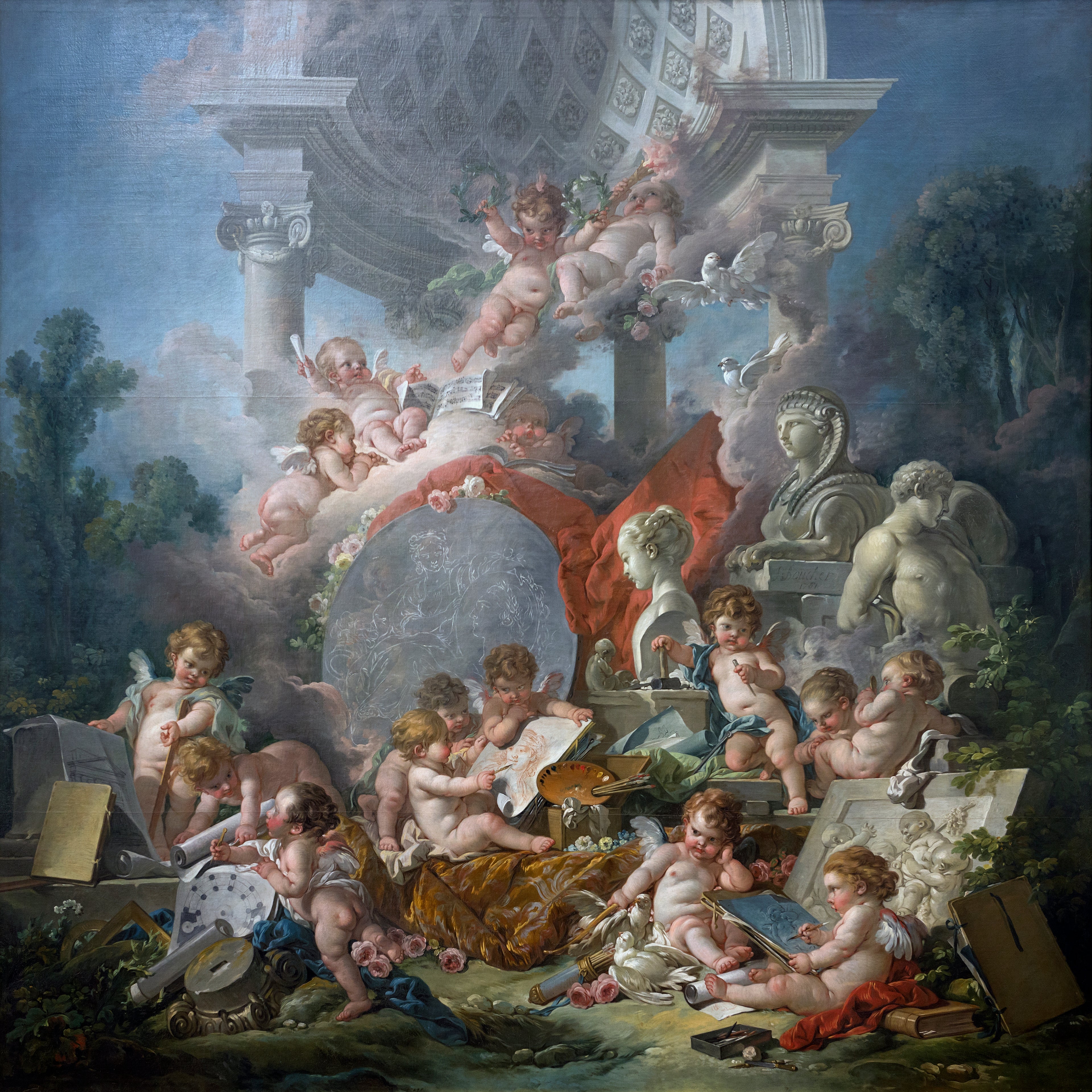 La Réunion des Arts - François Boucher