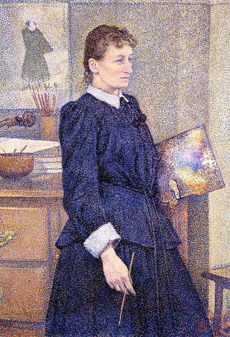 אנה בוך בסטודיו שלה, 1893 - The��o van Rysselberghe