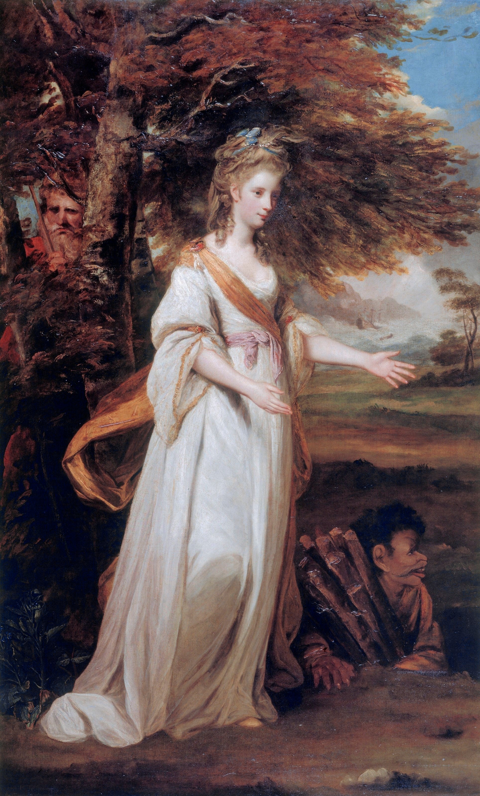 Mme Tollemache dans le rôle de Miranda - Joshua Reynolds