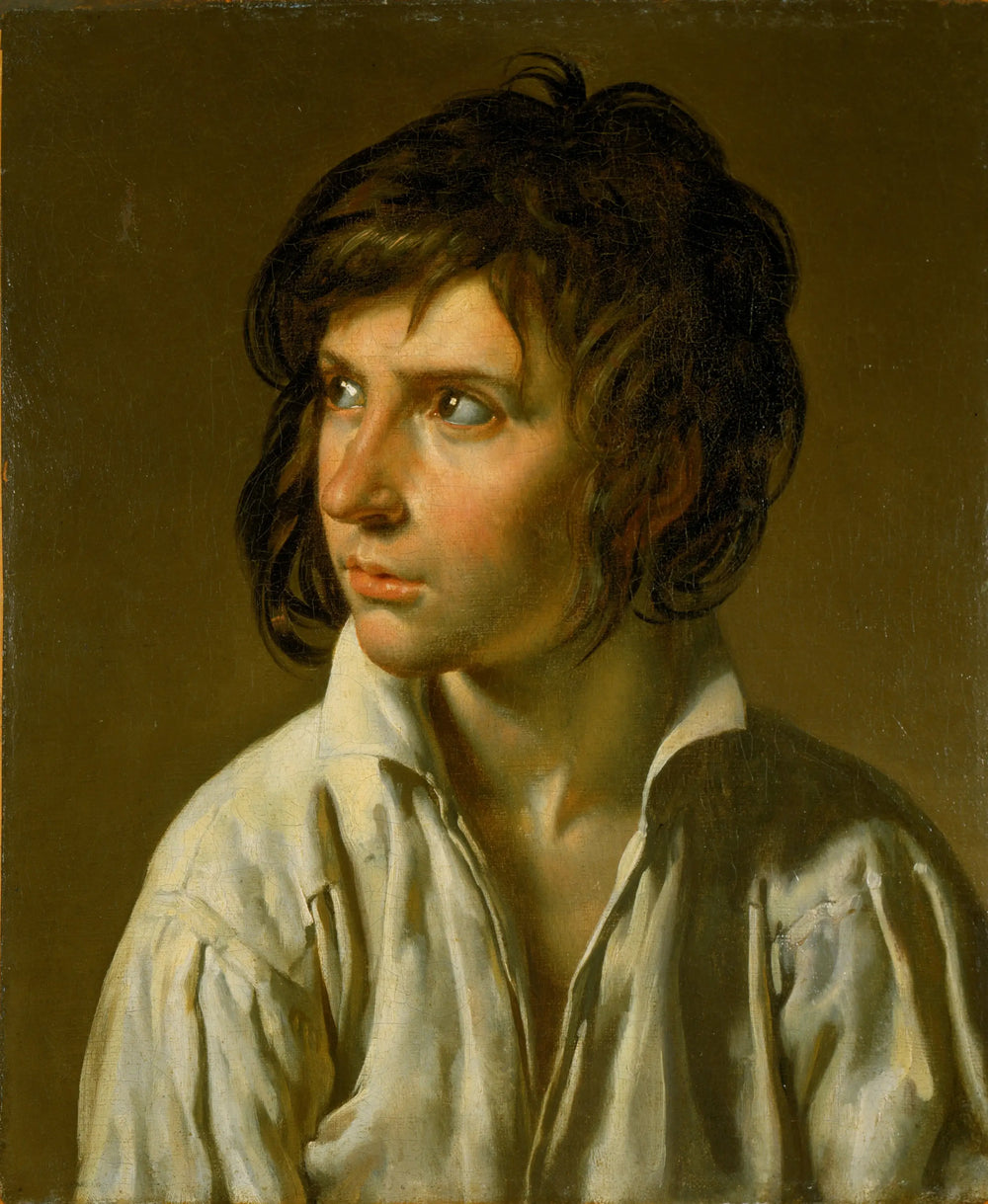 Portrait d’un jeune homme - Anne-Louis Girodet - Alpha Reproduction