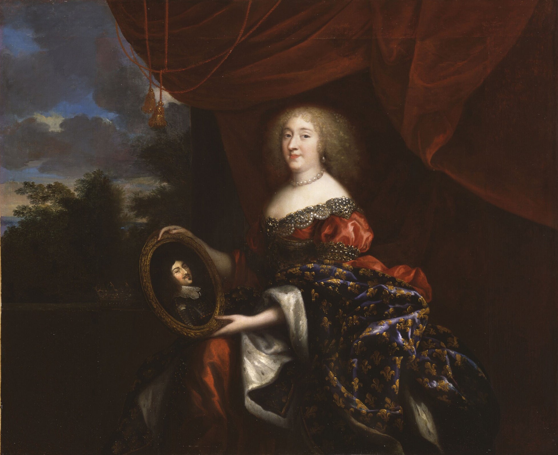 Anne-Marie-Louise d'Orléans (1627-1693), duchesse de Montpensier, dite la Grande Mademoiselle - Jean Nocret