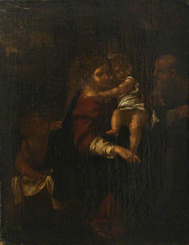 La Sainte Famille avec l'enfant saint Jean - Annibale Carracci