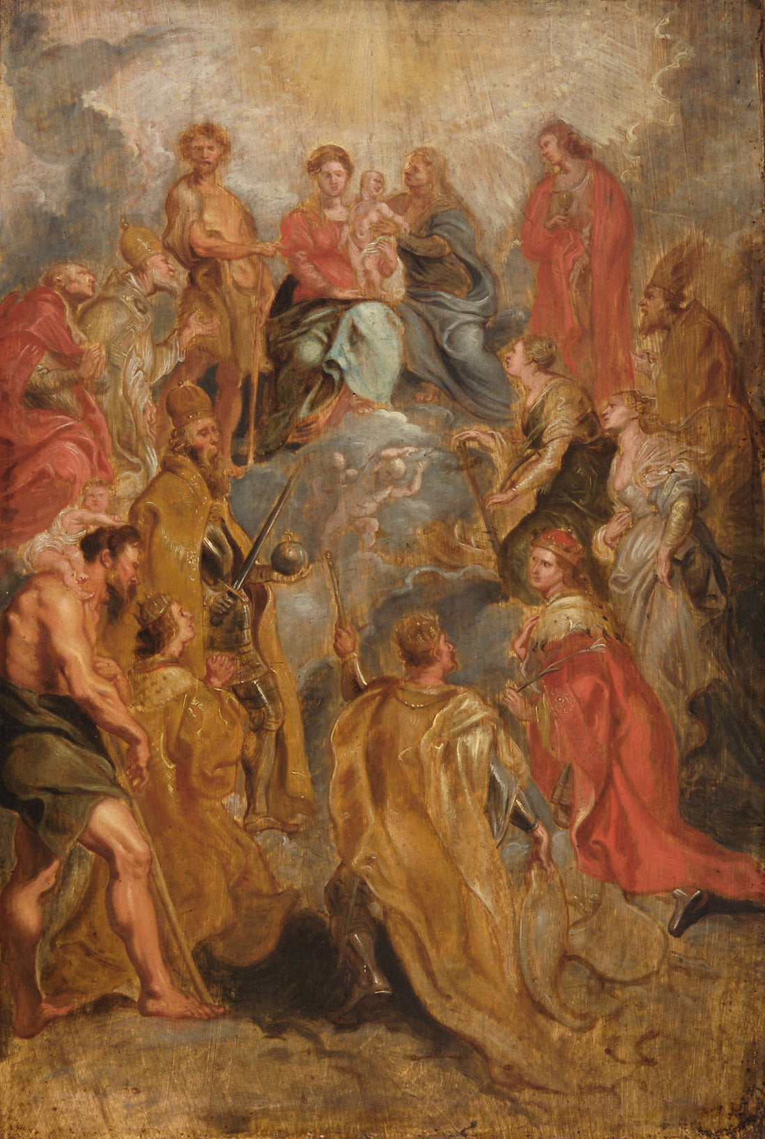 La Vierge à l'Enfant avec sainte Anne - Peter Paul Rubens