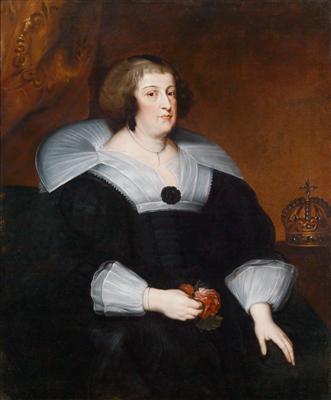 Portrait de Marie de Médicis de France, reine-mère (1575-1642) - Antoine van Dyck