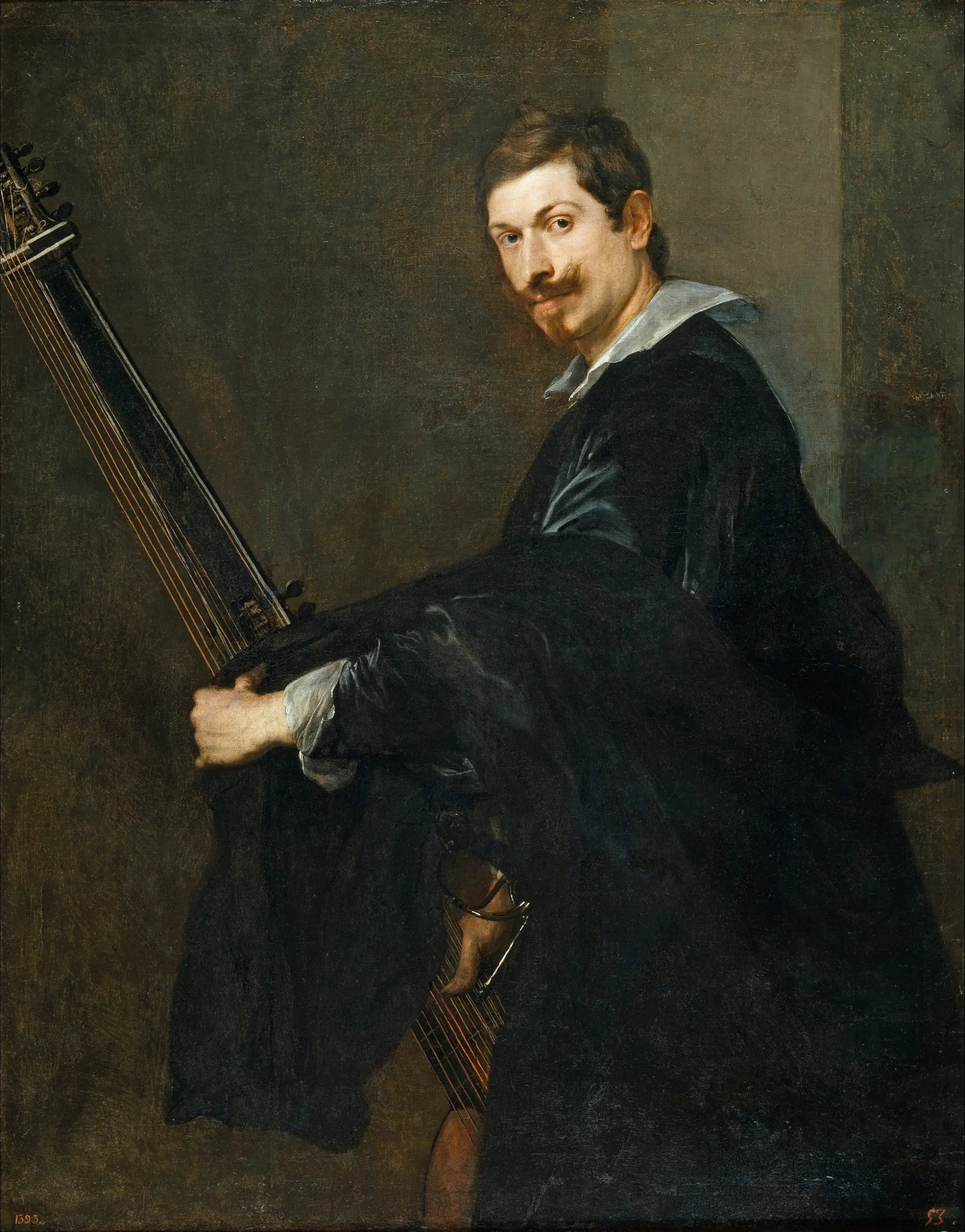 Homme avec un luth - Antoine van Dyck - Alpha Reproduction
