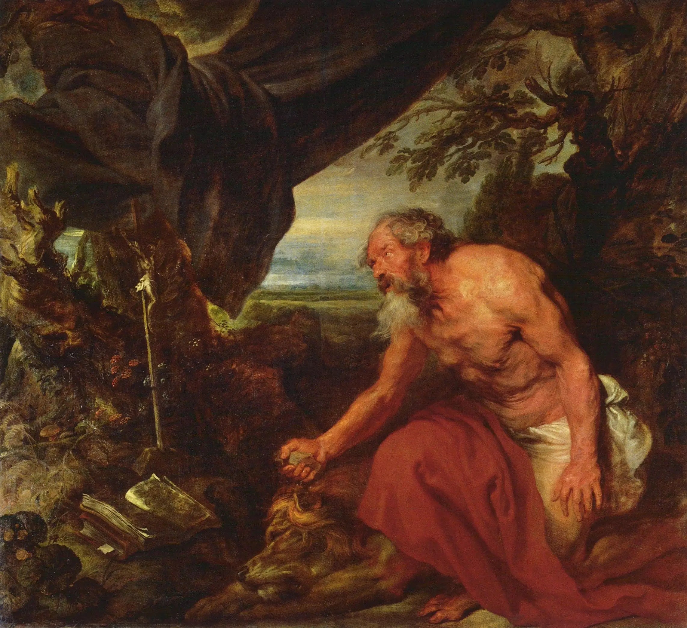 Saint Jérôme - Antoine van Dyck - Alpha Reproduction