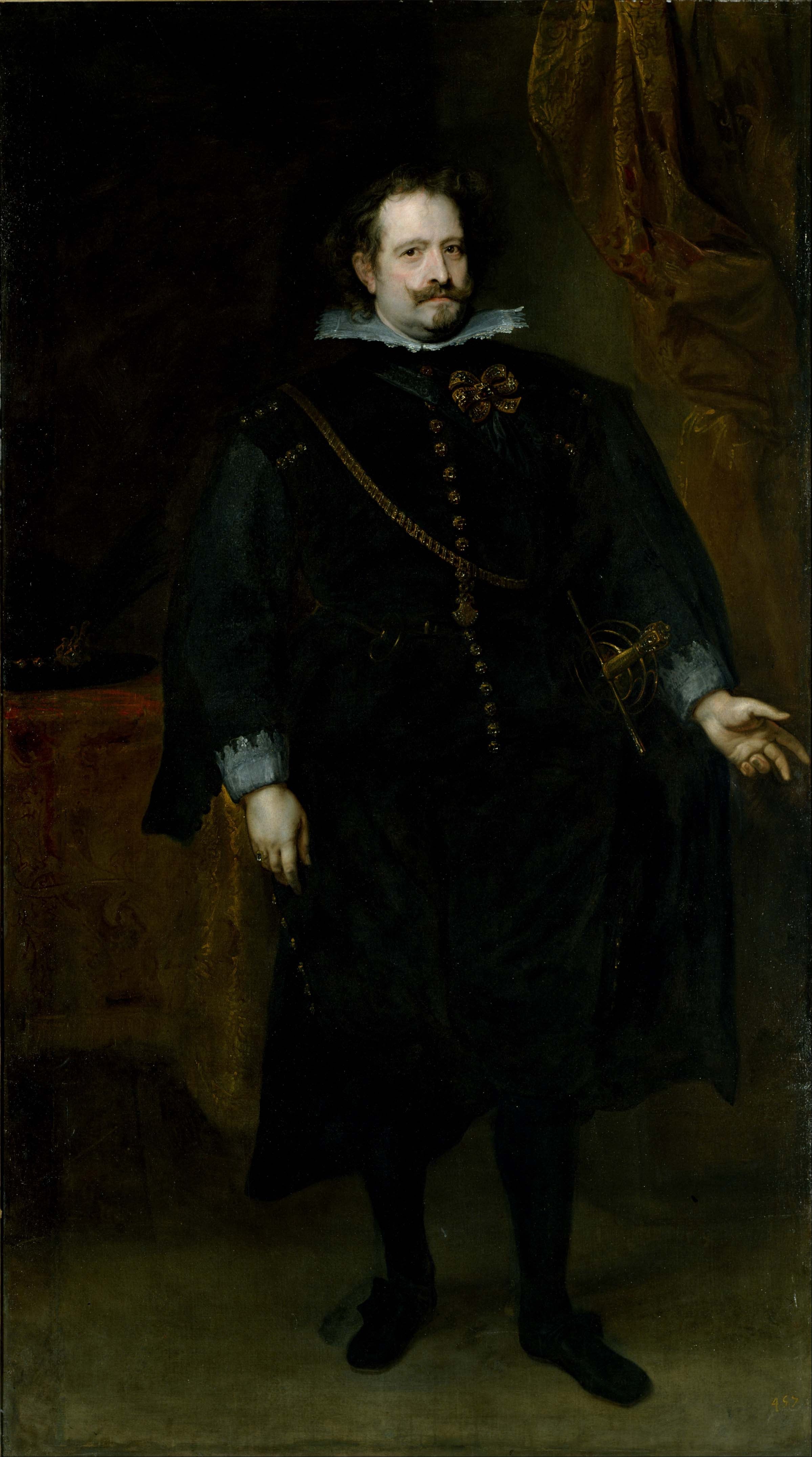 Diego Felipe de Guzmán, marquis de Leganés - Antoine van Dyck