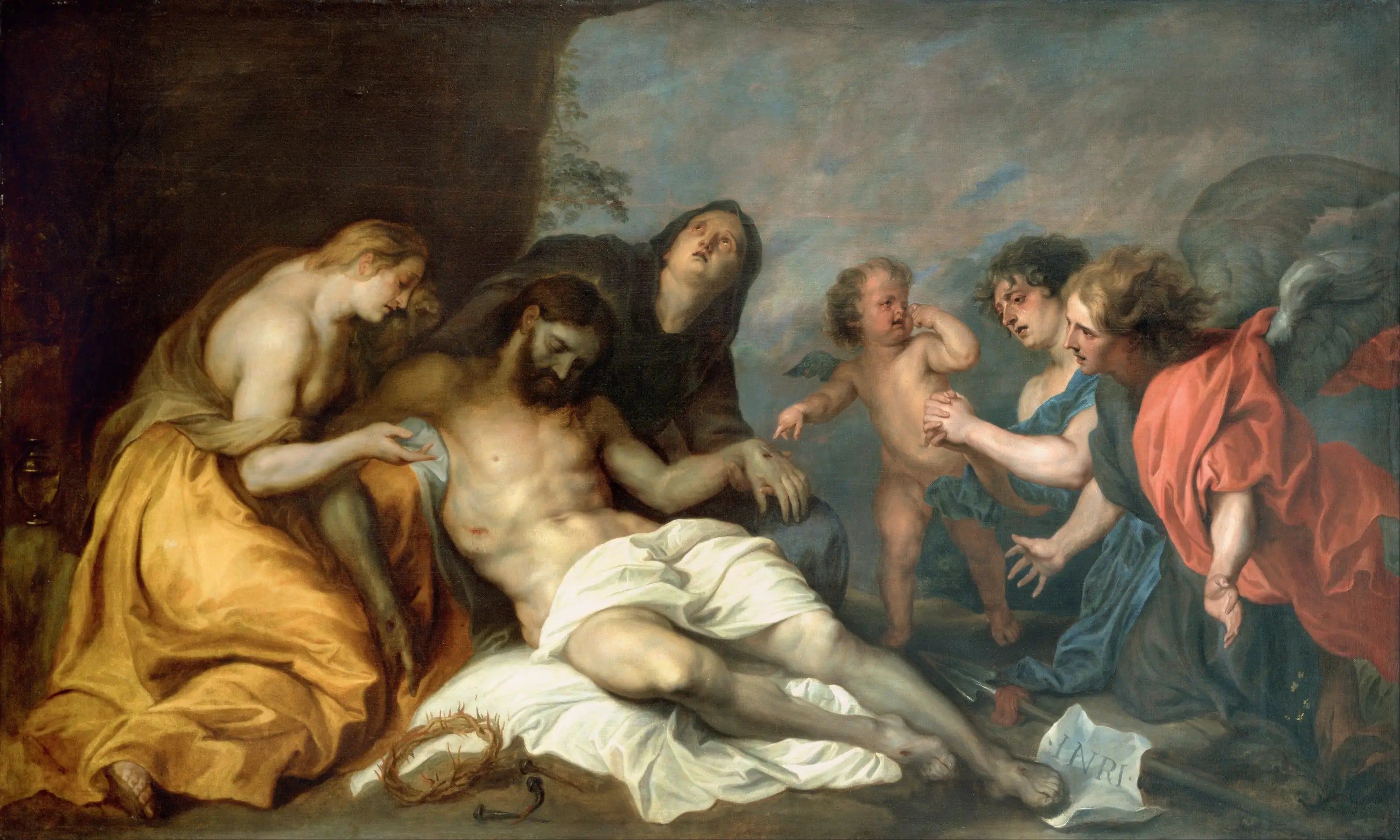 Lamentation sur le Christ mort - Antoine van Dyck - Alpha Reproduction
