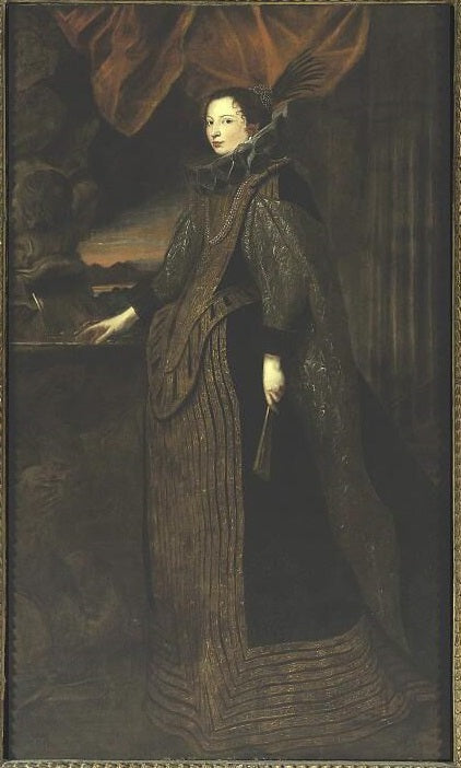 Portrait de Catarina Balbi Durazzo - Antoine van Dyck