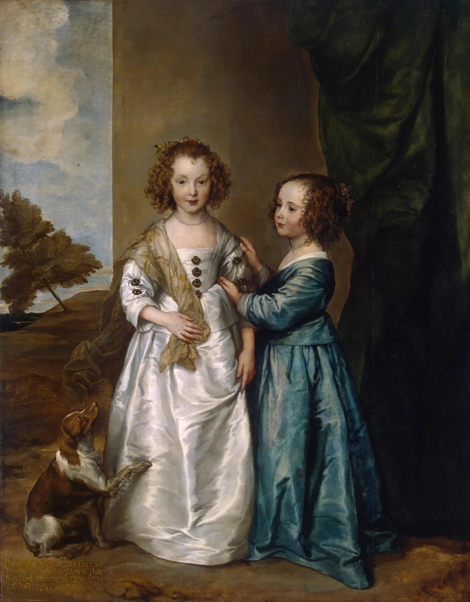 Portrait d’Elizabeth et de Philadelphia Wharton - Antoine van Dyck - Alpha Reproduction