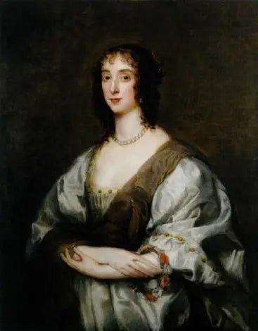 Portrait de la reine Henrietta Maria - Antoine van Dyck - Alpha Reproduction
