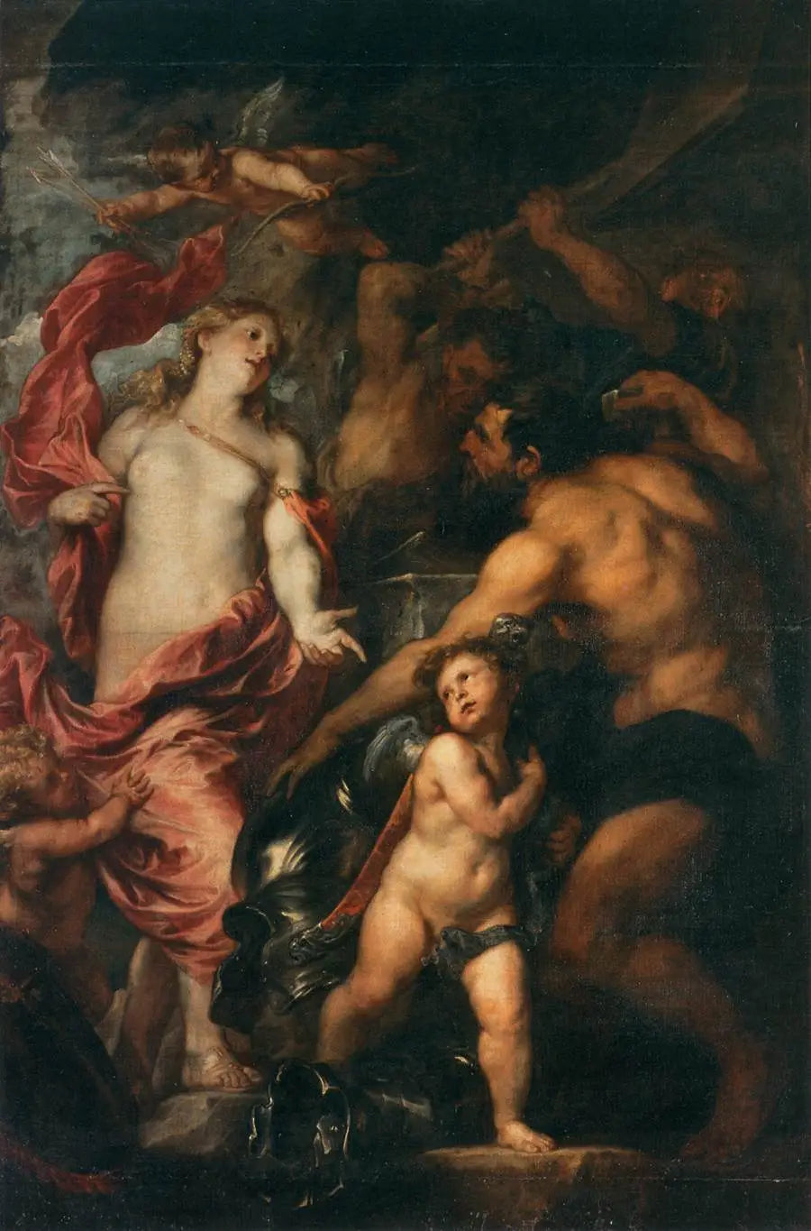 Vénus fait forger par Vulcain des armes pour son fils Énée - Antoine van Dyck - Alpha Reproduction