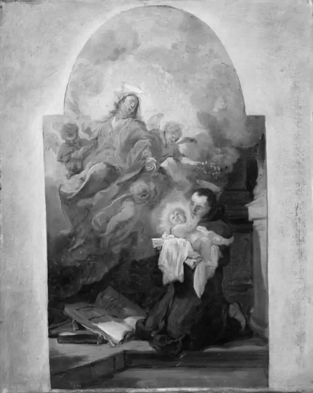 Vierge à l’Enfant avec saint François - Antoine van Dyck - Alpha Reproduction