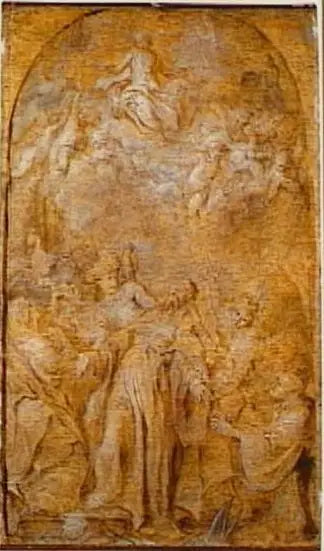 Saint Augustin contemplant la Trinité - Antoine van Dyck - Alpha Reproduction