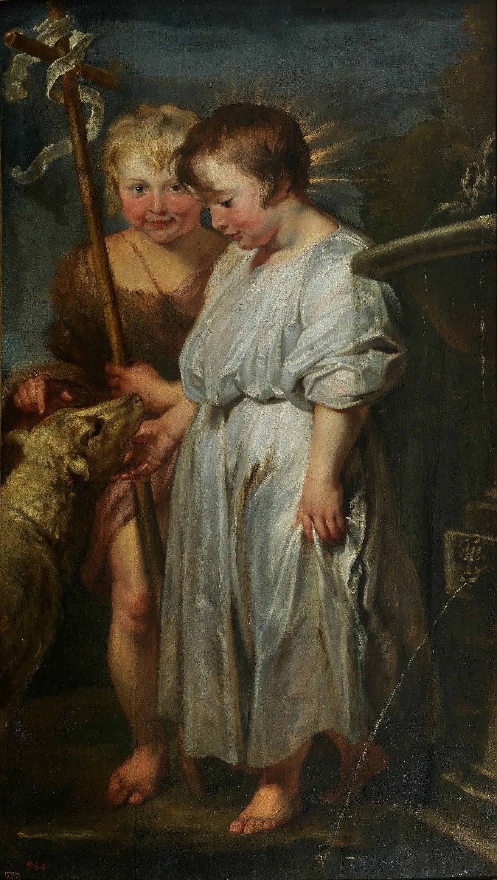 L’Enfant Jésus Saint Jean et l’Agneau - Antoine van Dyck - Alpha Reproduction