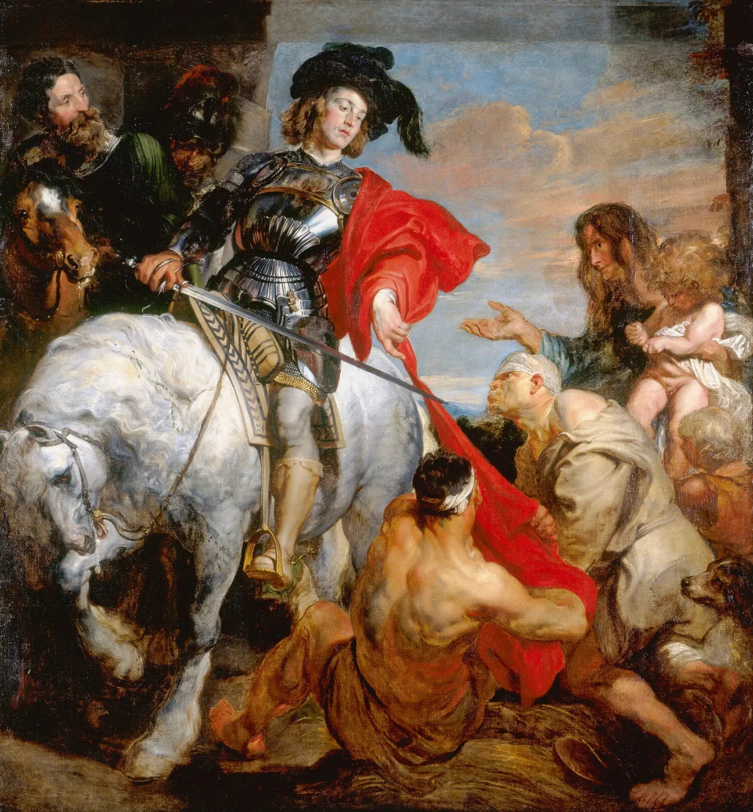 Saint Martin divisant son manteau - Antoine van Dyck - Alpha Reproduction