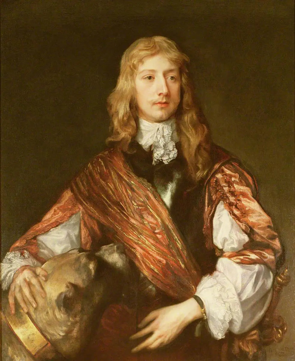 Thomas Killigrew (1611–1682) avec un Mastiff - Antoine van Dyck - Alpha Reproduction