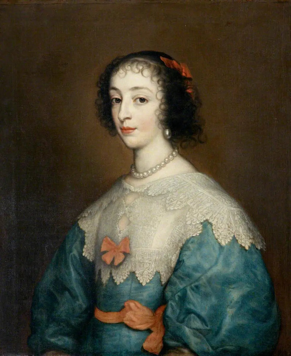 La reine Henriette Marie (1609–1669) - Antoine van Dyck - Alpha Reproduction