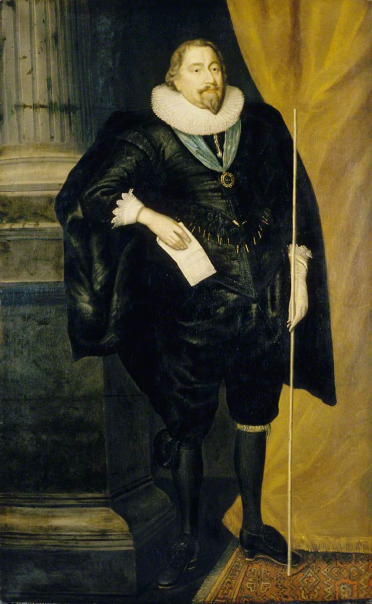 Richard Weston (1577–1635), 1er comte de Portland, diplomate, chancelier de l'Échiquier et Lord Grand Trésorier - Antoine van Dyck